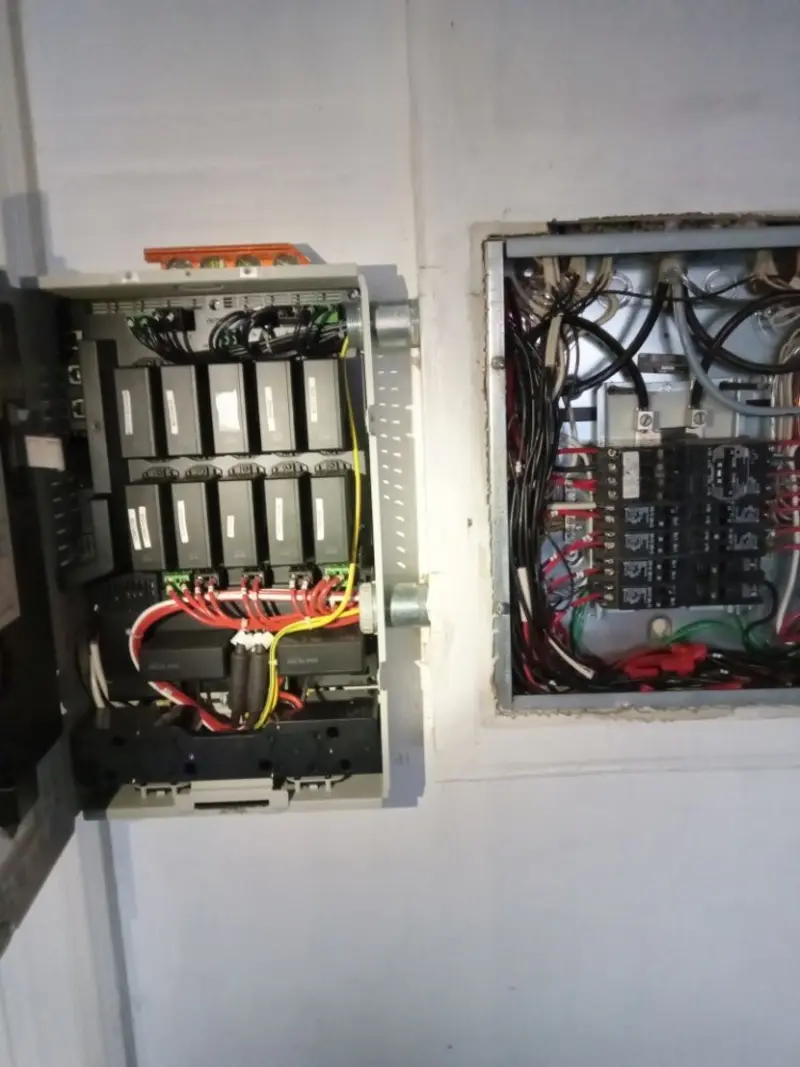 Electrical panel upgrade completed for Indoor Lighting Installation in Cloverdale
